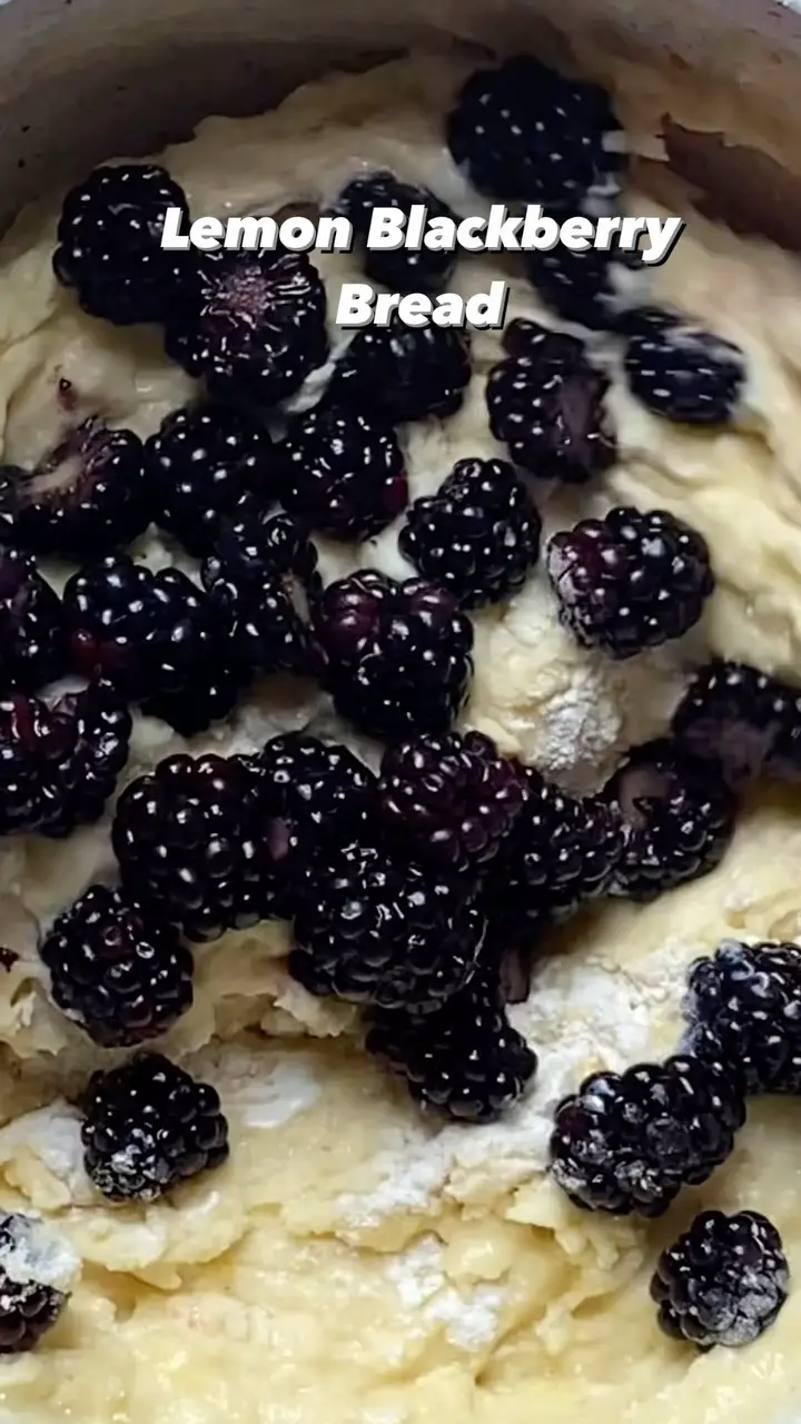 Lemon Blackberry Bread From Pin To Plate