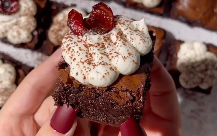 Black Forest Brownie Bliss