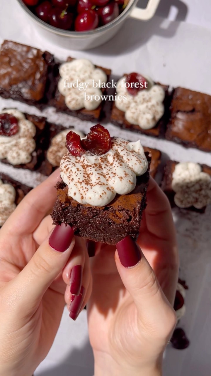 Black Forest Brownie Bliss