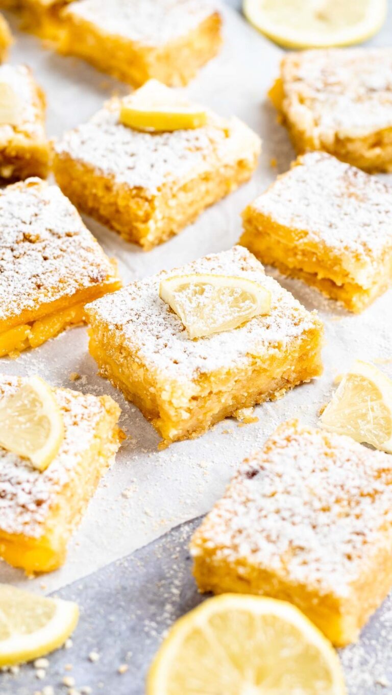 Lemon Bars With Graham Cracker Crust