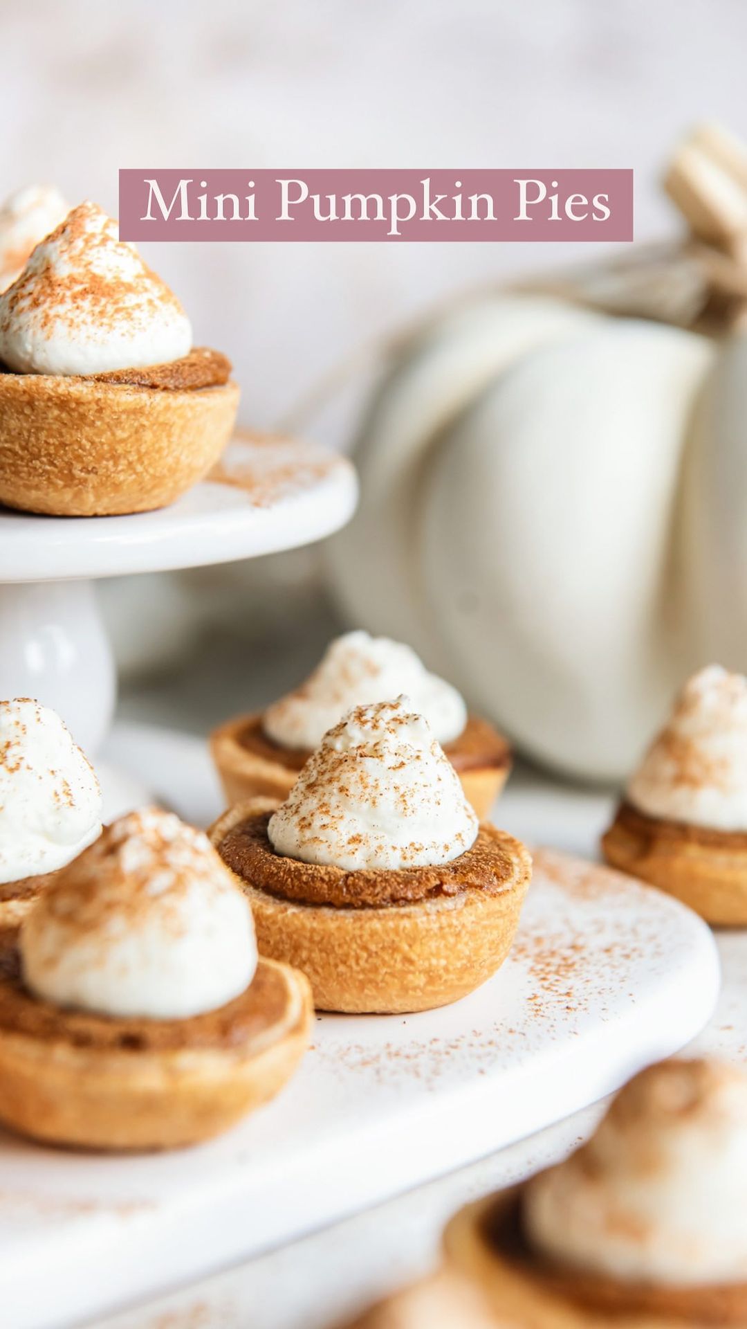 Mini Pumpkin Pie Tarts