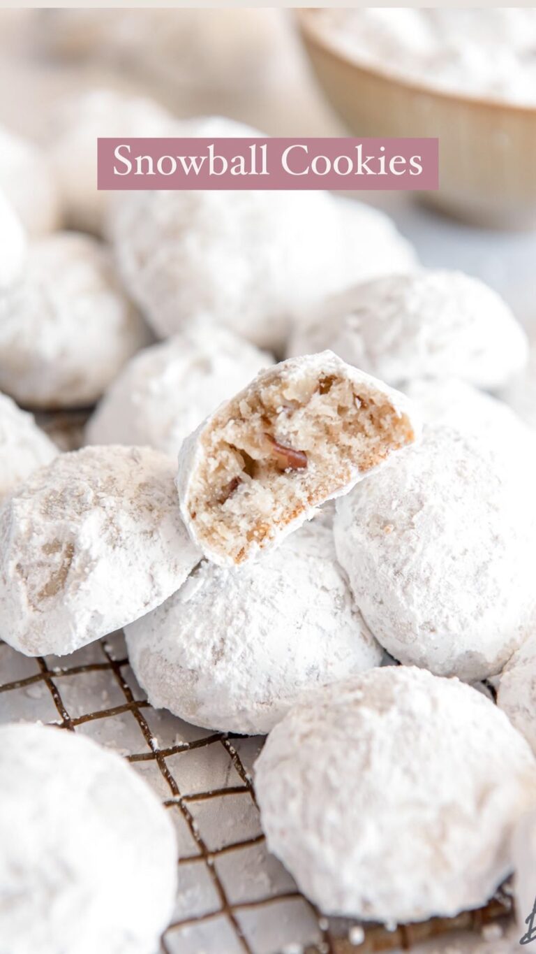 Pecan Snowball Cookies