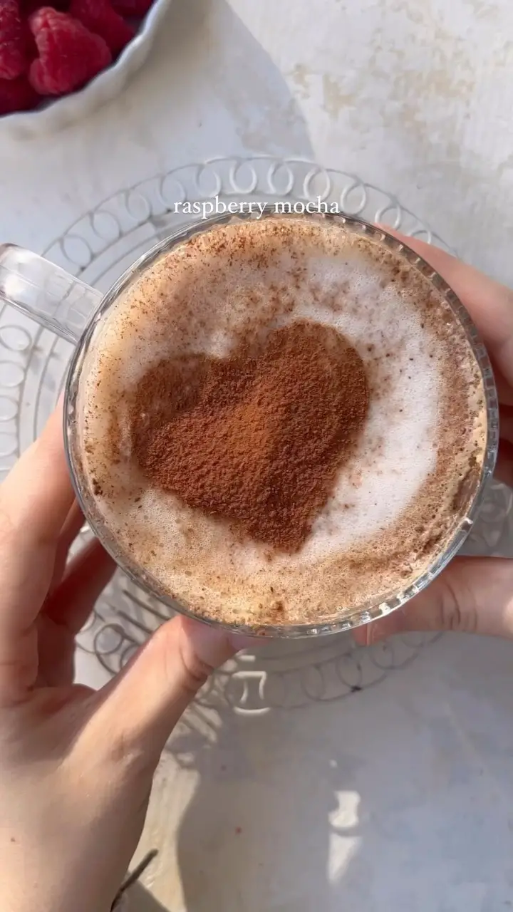 Raspberry-Infused Mocha with Fresh Syrup Recipe