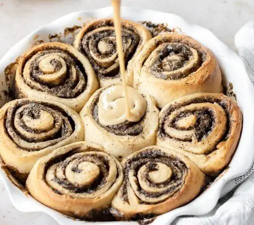 Cinnamon Coffee Rolls with Coffee Glaze