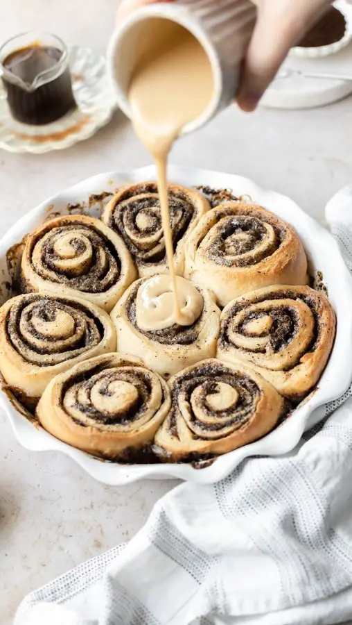 Cinnamon Coffee Rolls with Coffee Glaze