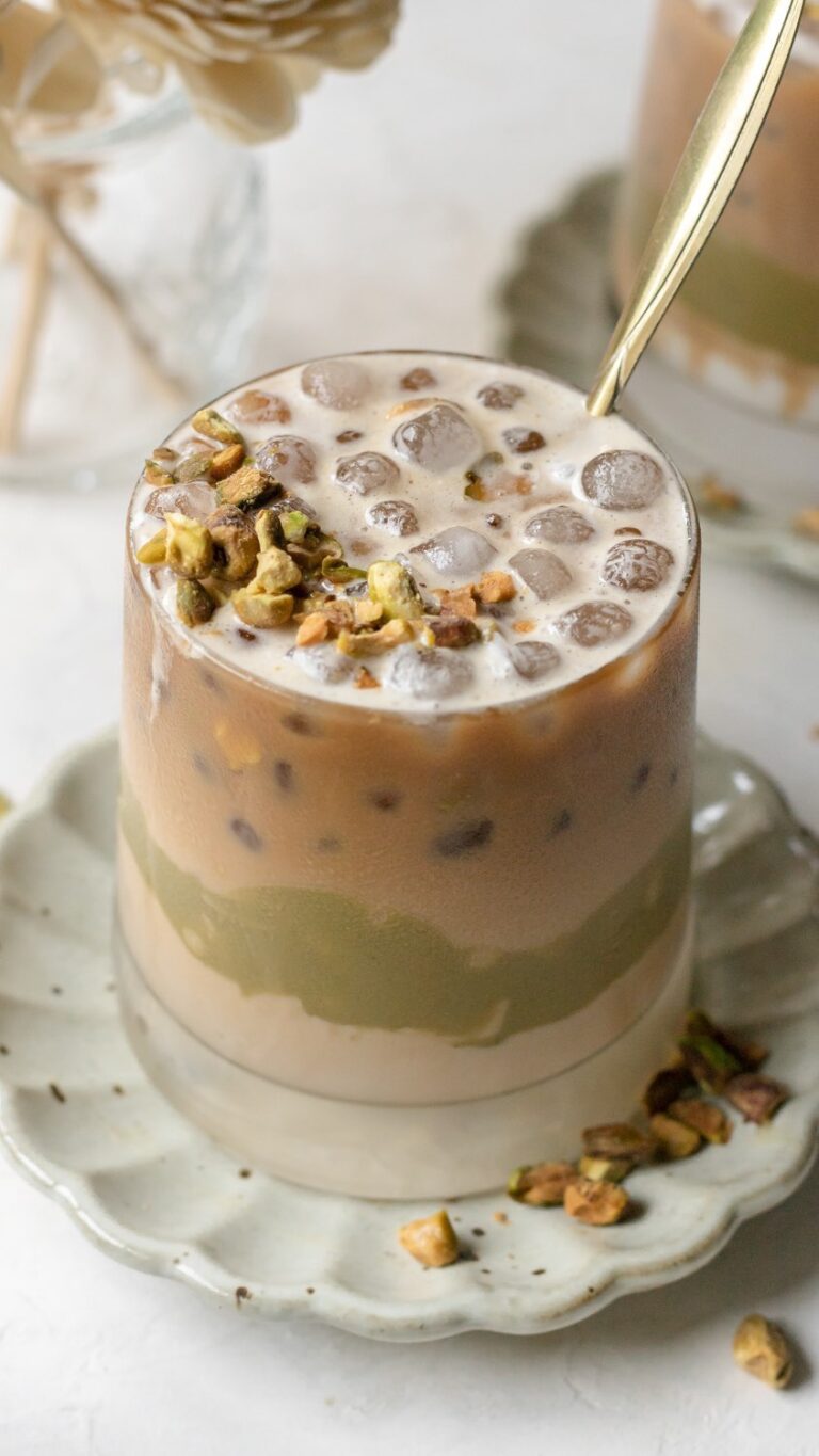 White Chocolate Pistachio Latte