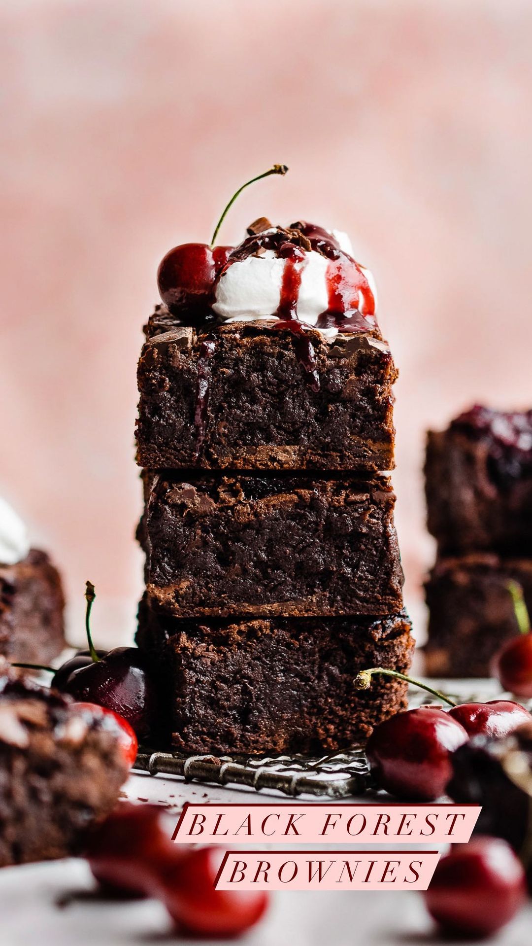 Cherry-Infused Brownie Delight