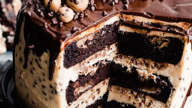 Cookie Dough Chocolate Cake