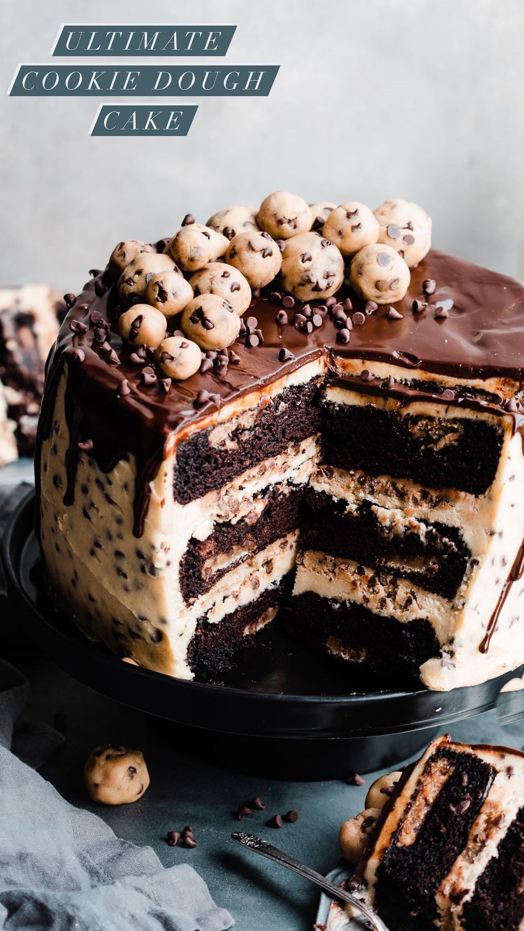 Cookie Dough Chocolate Cake