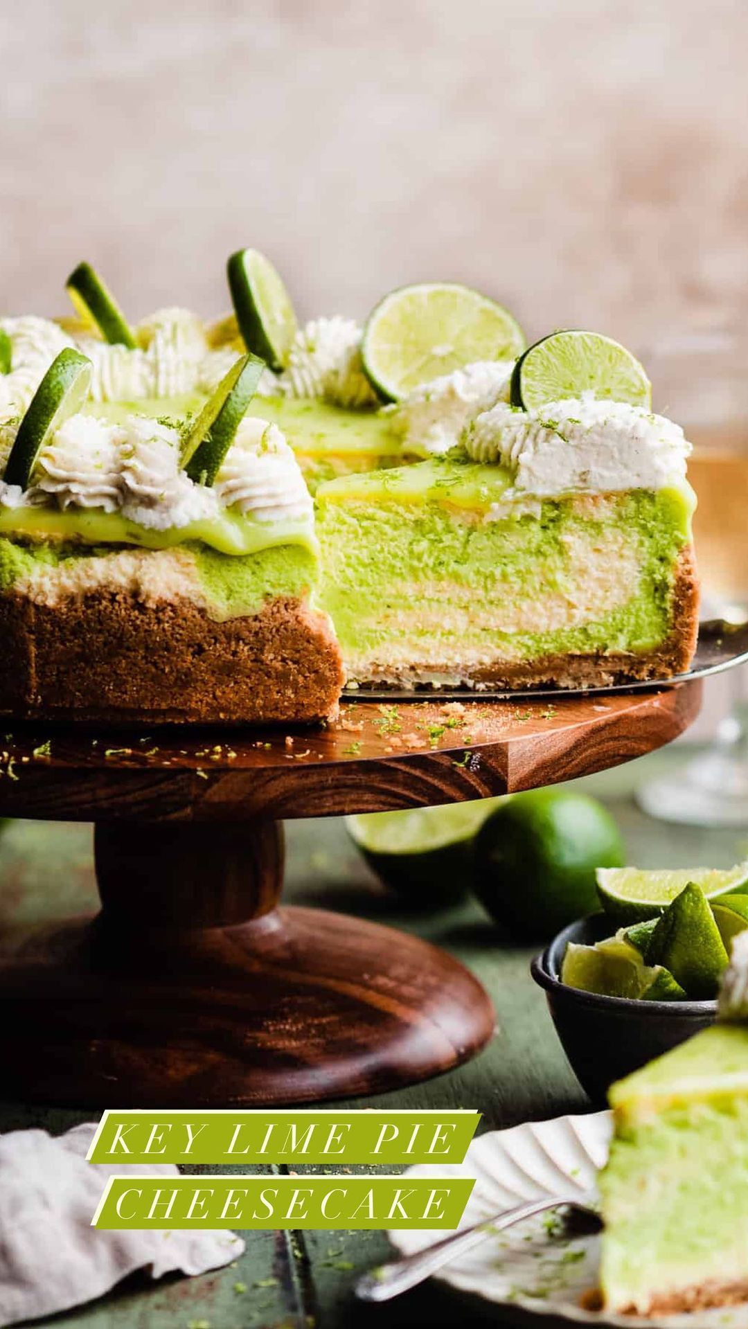 Lime Curd Cheesecake