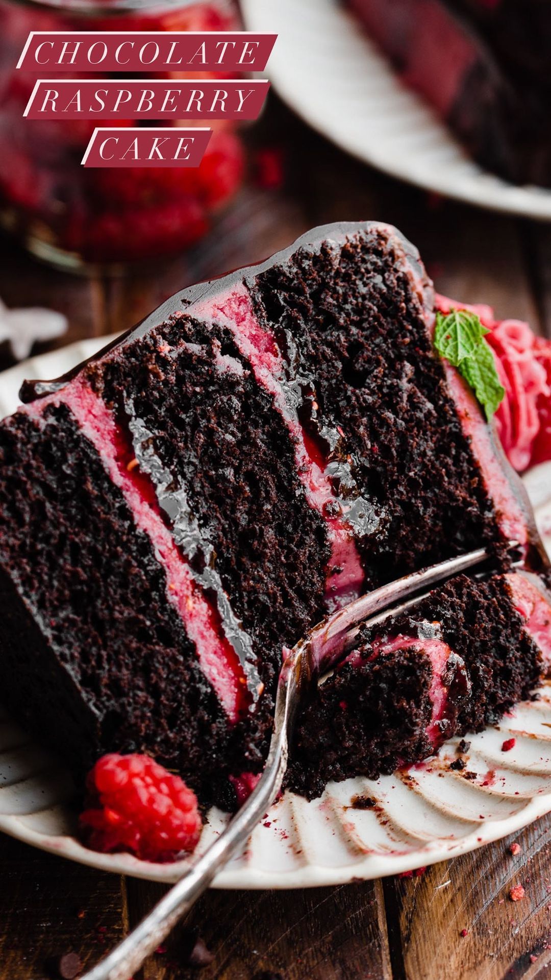 Chocolate Raspberry Cake