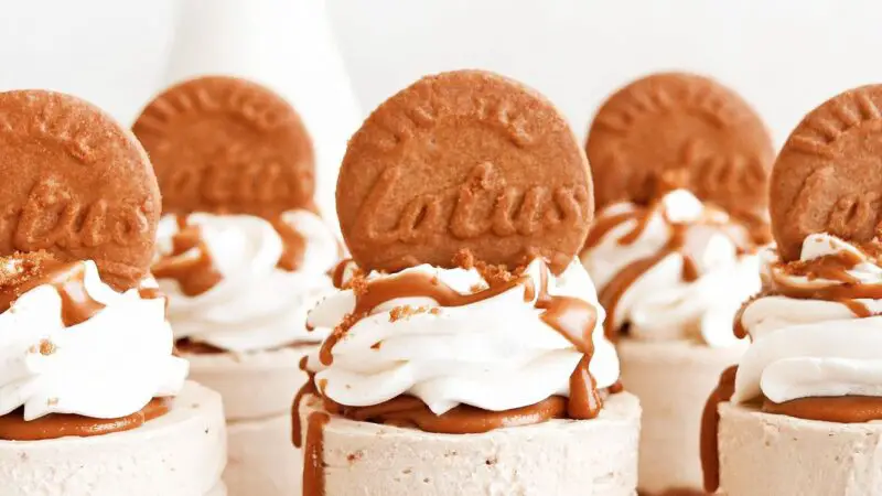 Vegan Biscoff Cheesecake Cups