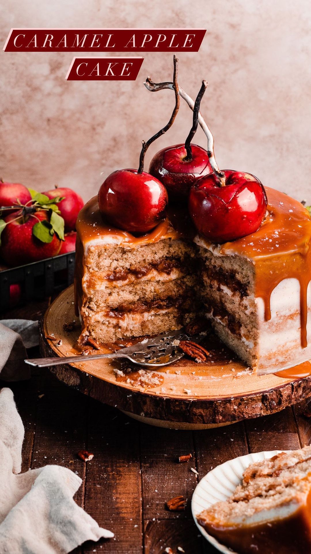 Caramel Apple Cake