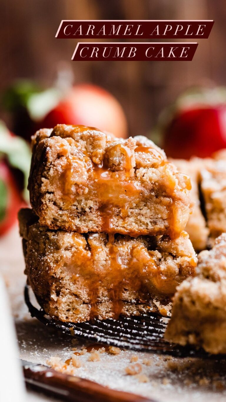 Caramel Apple Crumb Cake