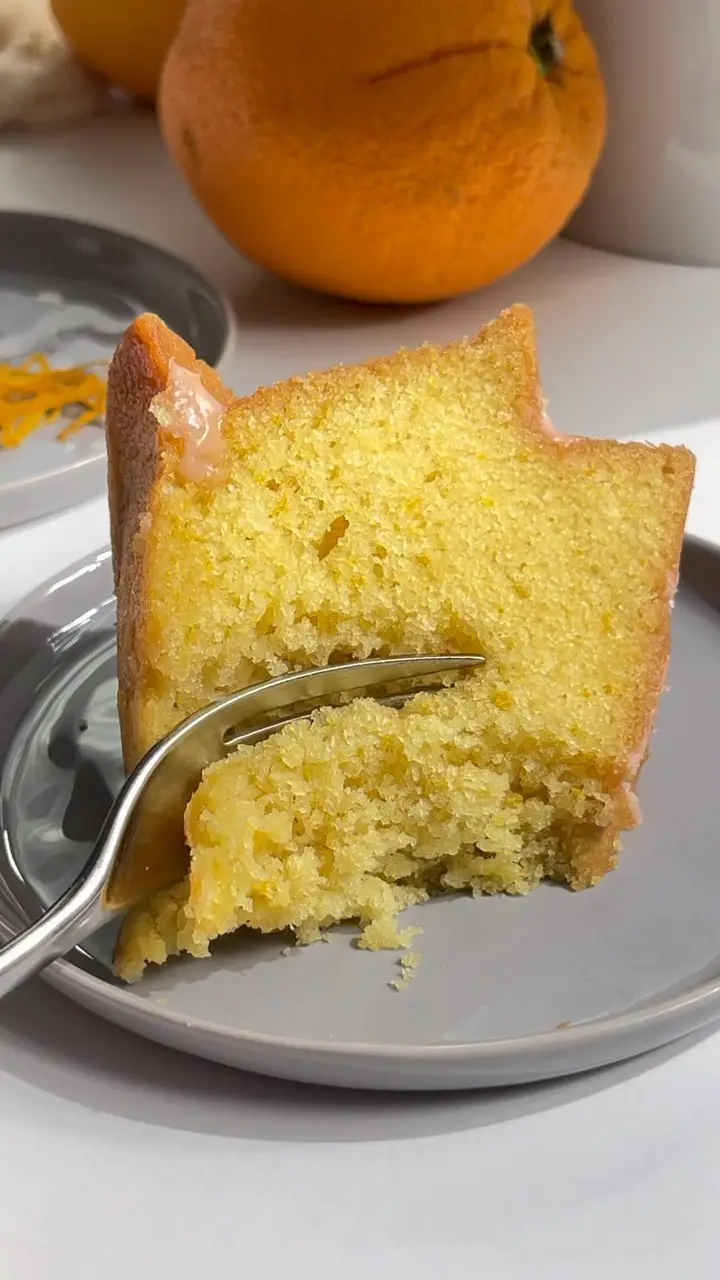 Vibrant Orange Bundt Cake with Blood Orange Glaze