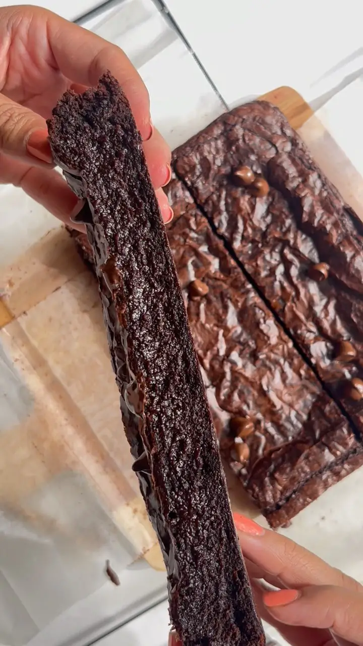 Crinkle Top Chocolate Brownies