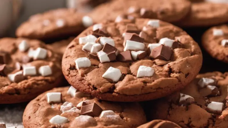 Hot Cocoa Blossom Cookies