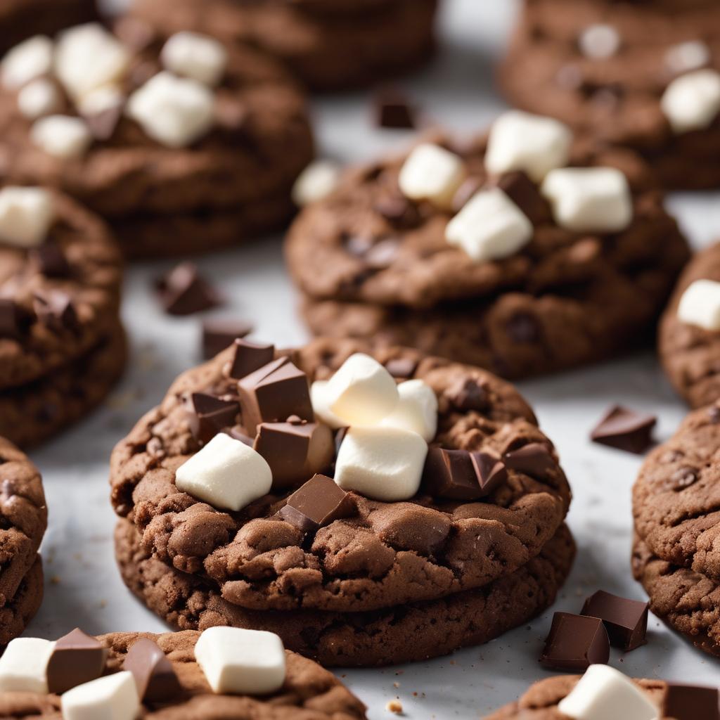 Chocolate Marshmallow Bliss Cookies