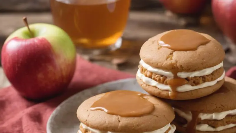 Apple Cider Whoopie Pies with Optional Bourbon Caramel Buttercream or Brown Sugar Cream Cheese Icing