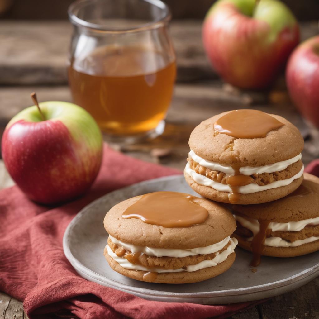 Apple Cider Whoopie Pies with Optional Bourbon Caramel Buttercream or Brown Sugar Cream Cheese Icing