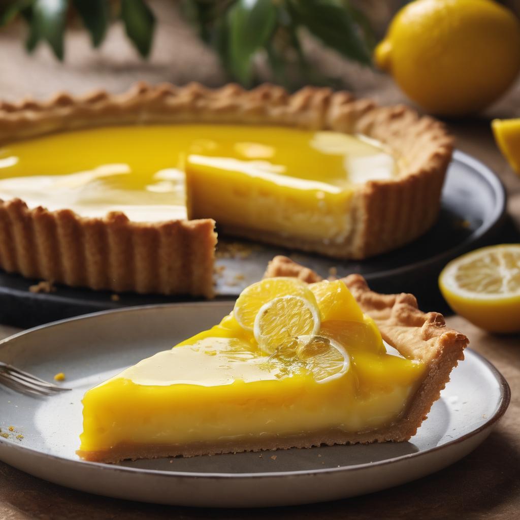 Meyer Lemon Curd Tart with Olive Oil Crust