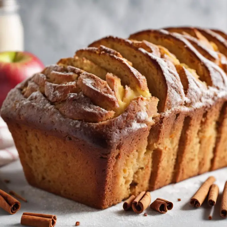 Apple Cinnamon Bread with Icing