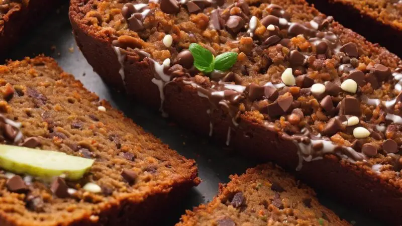 Chocolate Chocolate Chip Zucchini Bread