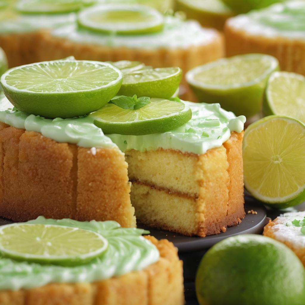 Lime Cake with Lime Drizzle