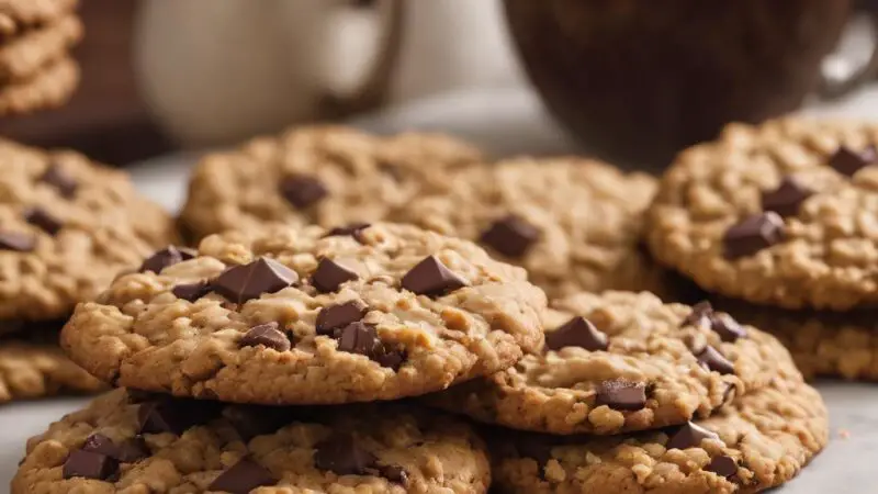 Oatmeal Cookies with Chocolate Chunks