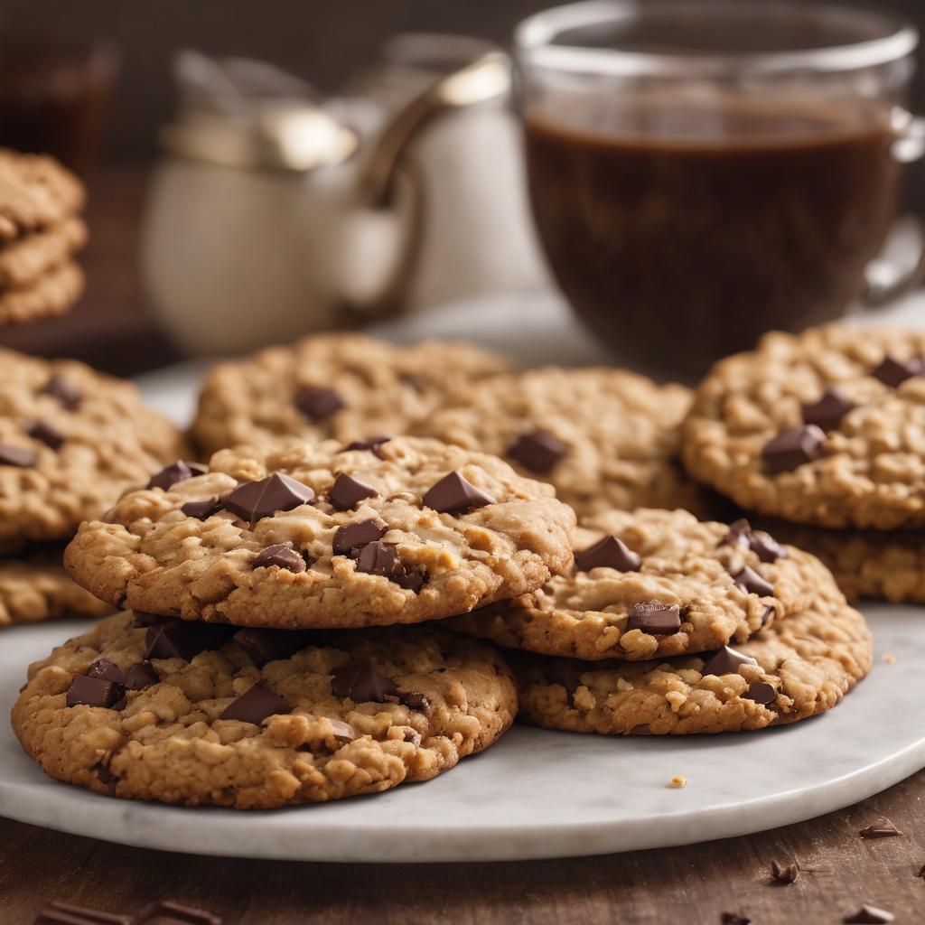 Oatmeal Cookies with Chocolate Chunks