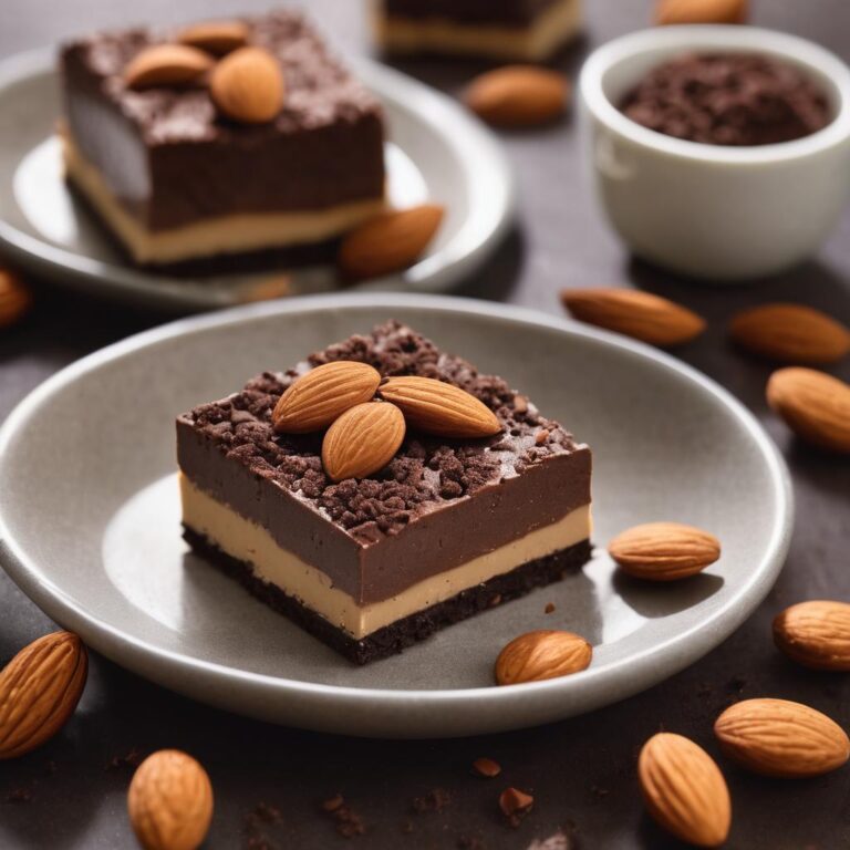 Almond Oreo Chocolate Mousse Bars