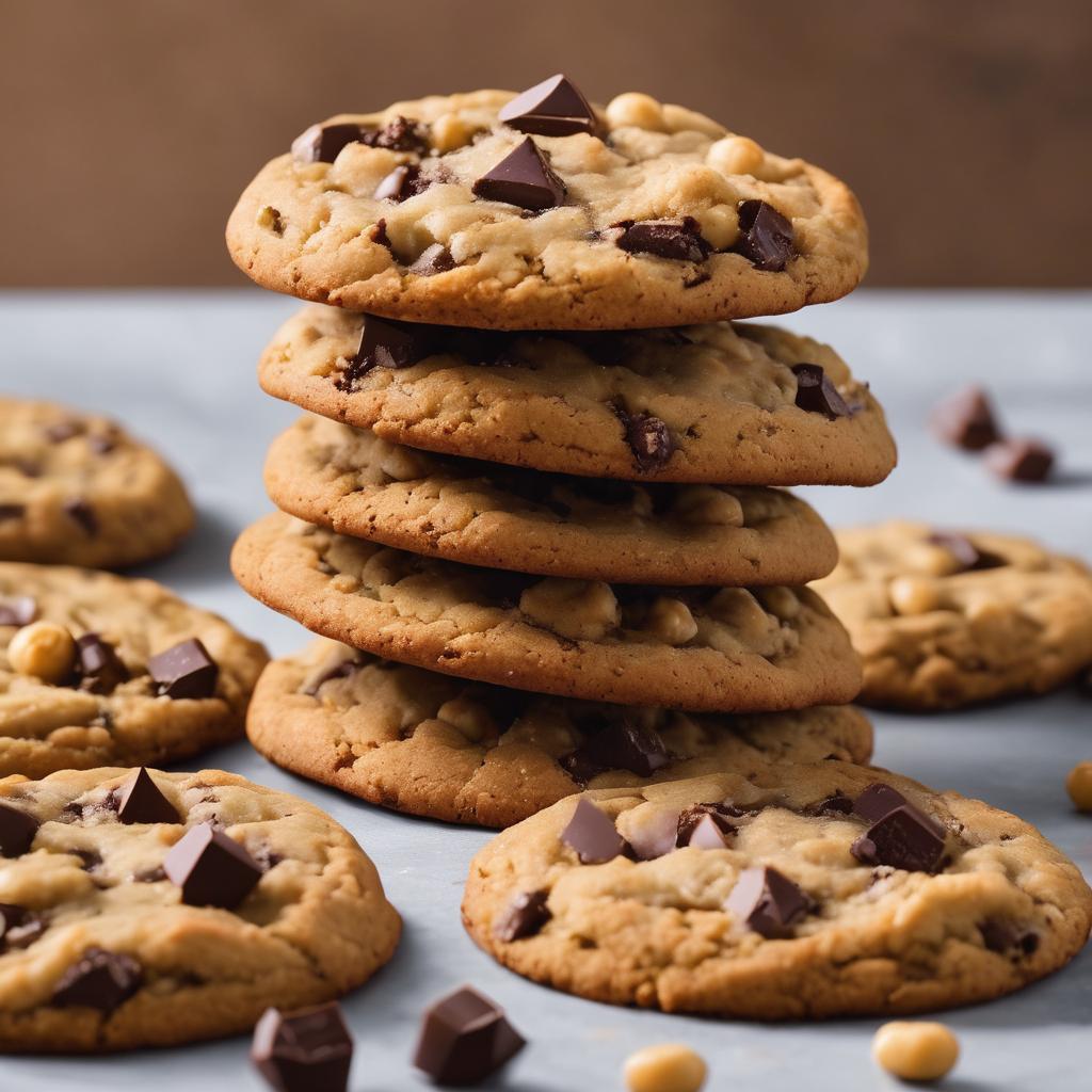 Chewy Chocolate Chunk Cookies with Chickpea Flour