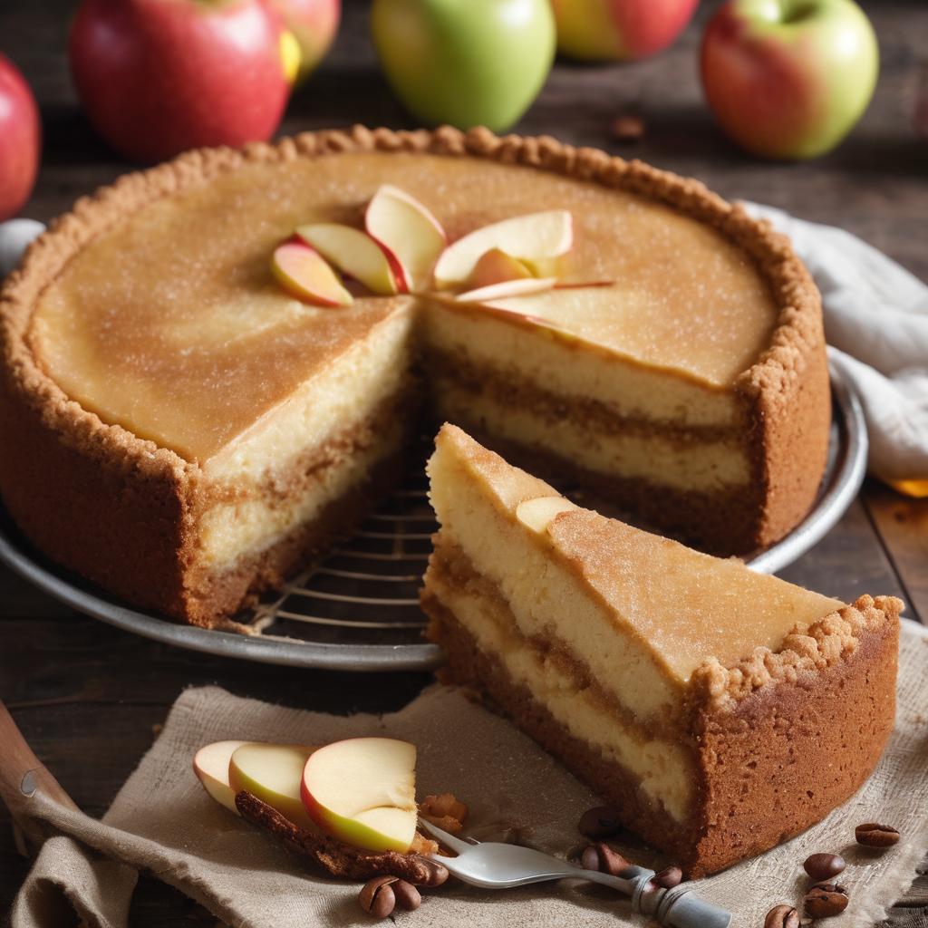 Apple Cider Coffee Cake with Streusel Topping and Apple Cider Glaze