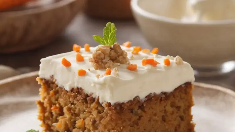 Mini Carrot Cake with Cream Cheese Frosting