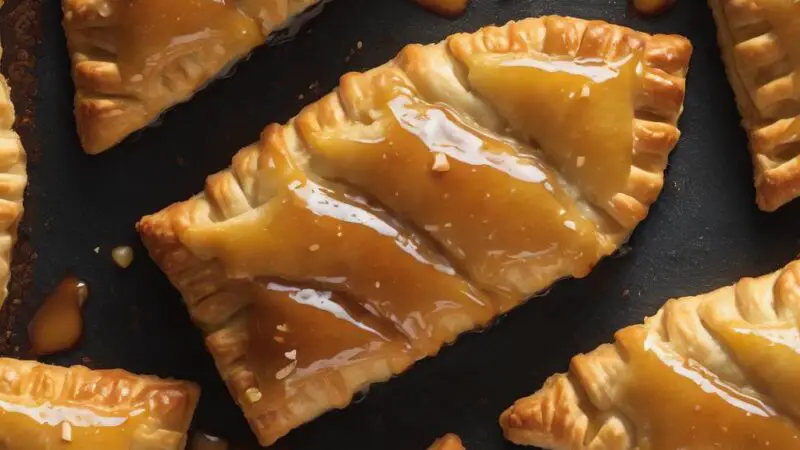 Quick Apple Turnovers with Caramel Drizzle