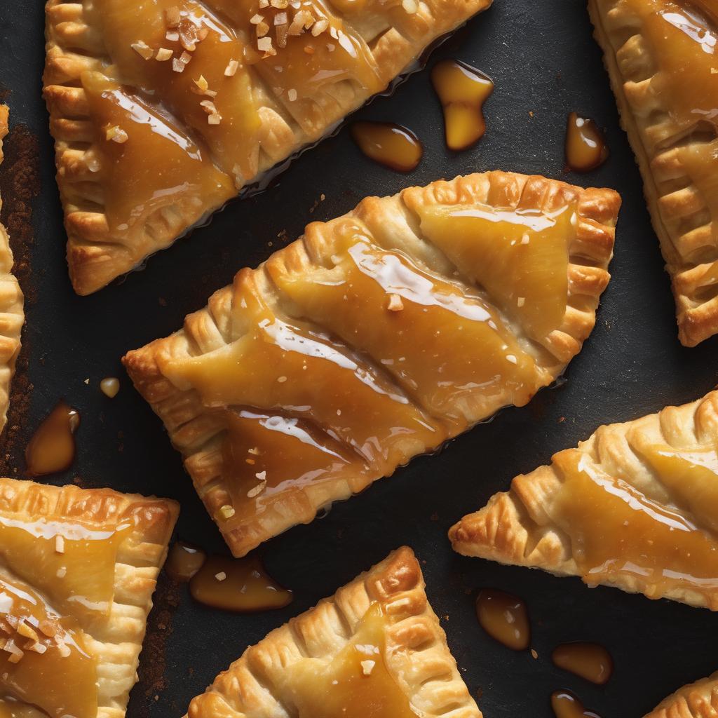 Quick Apple Turnovers with Caramel Drizzle