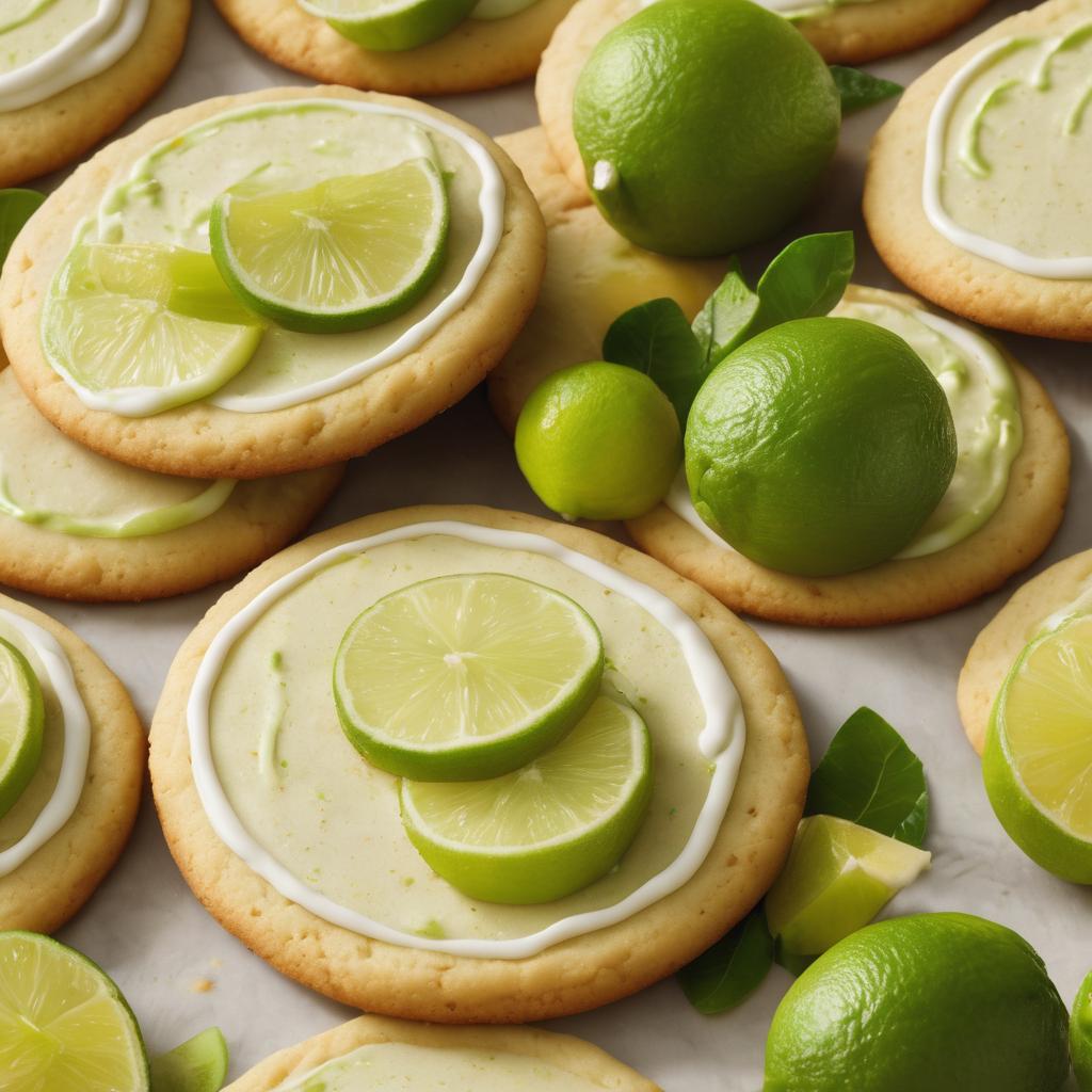 Key Lime Cookies with Key Lime Glaze