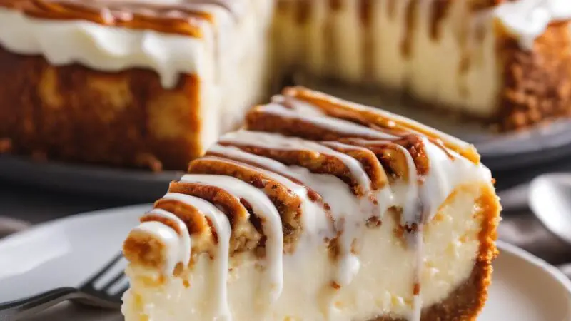 Cinnamon Swirl Cheesecake Delight