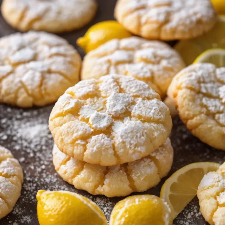 Lemon Snowball Cookies