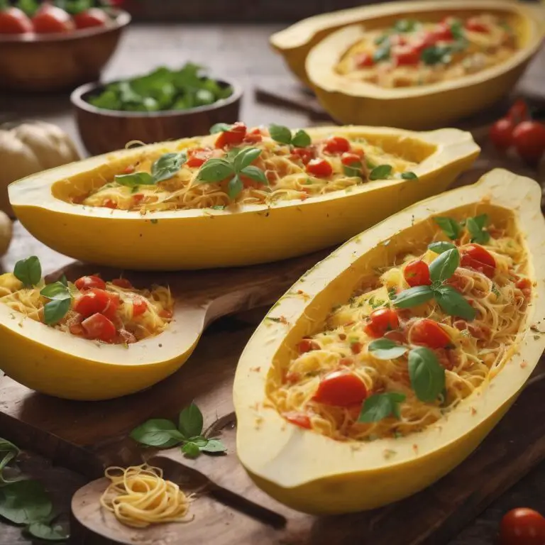 Hearty Spaghetti Squash Boats