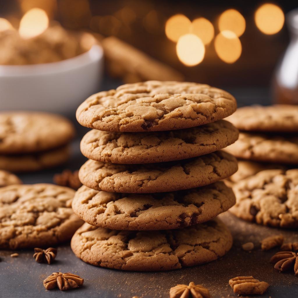 Warm Spiced Ginger Molasses Cookies