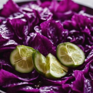 Quick and Easy Overnight Purple Cabbage Pickle Salad