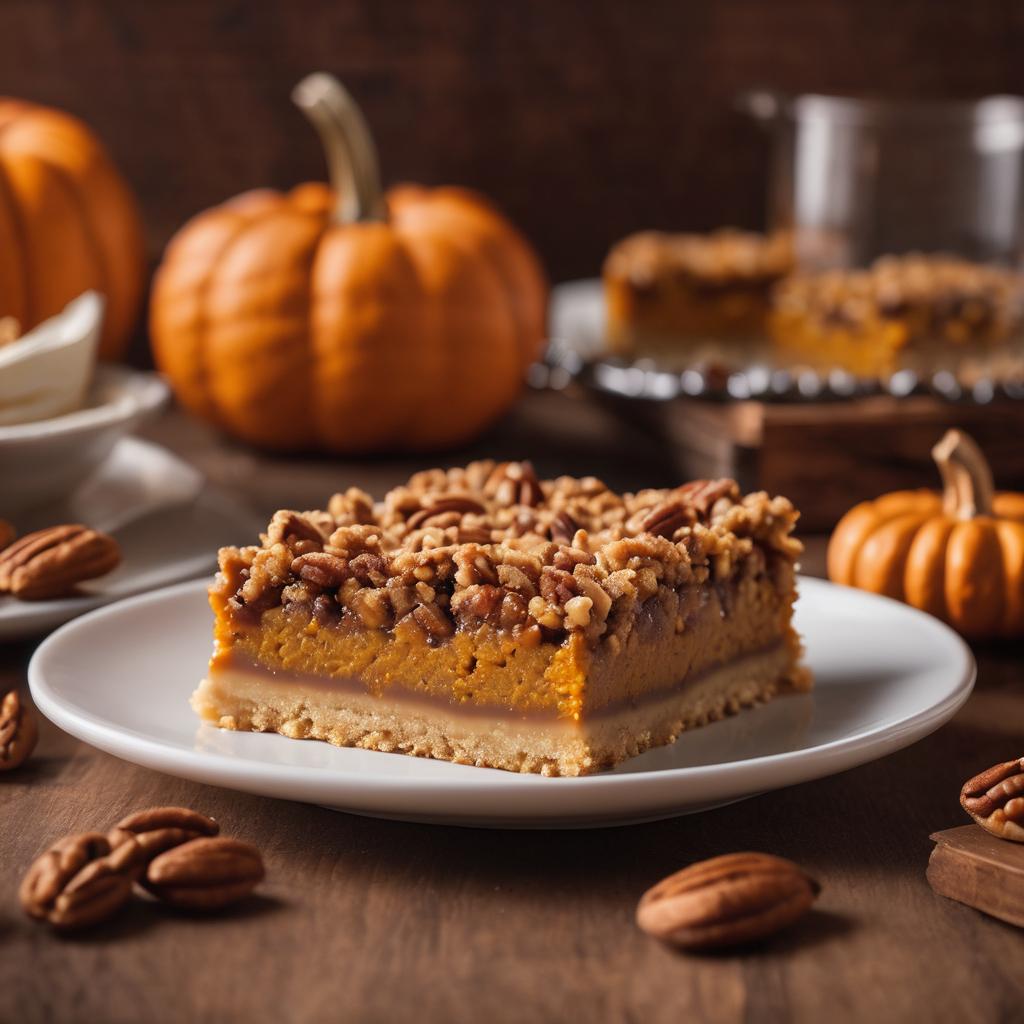 Pumpkin Pecan Delight Squares