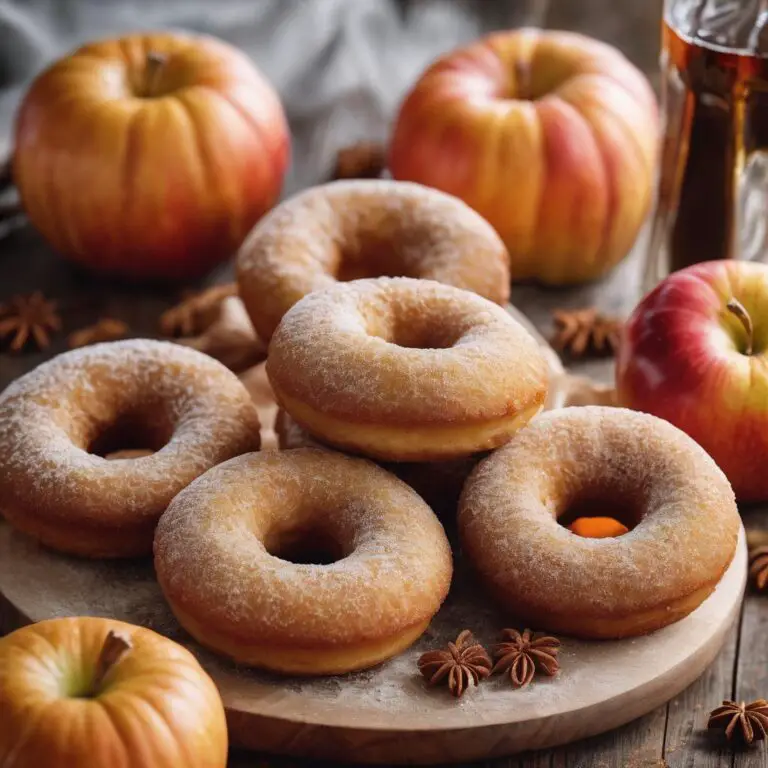 Cider-Glazed Autumnal Donuts