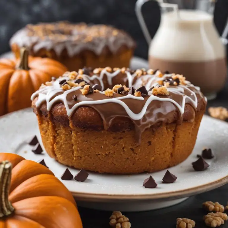 Chocolate Chip Pumpkin Donut Loaf