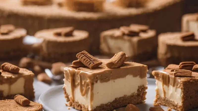 No-Bake Biscoff Cheesecake