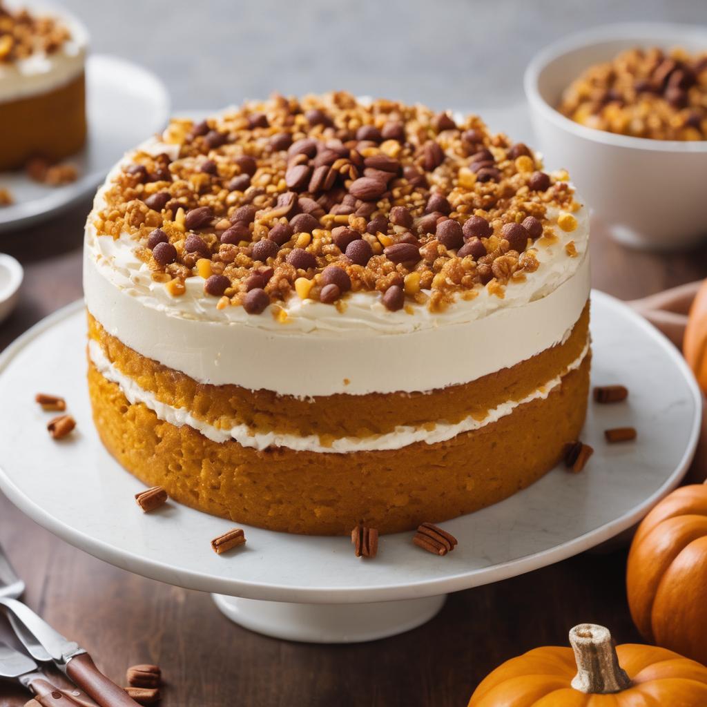 Gluten-Free Pumpkin Spice Poke Cake