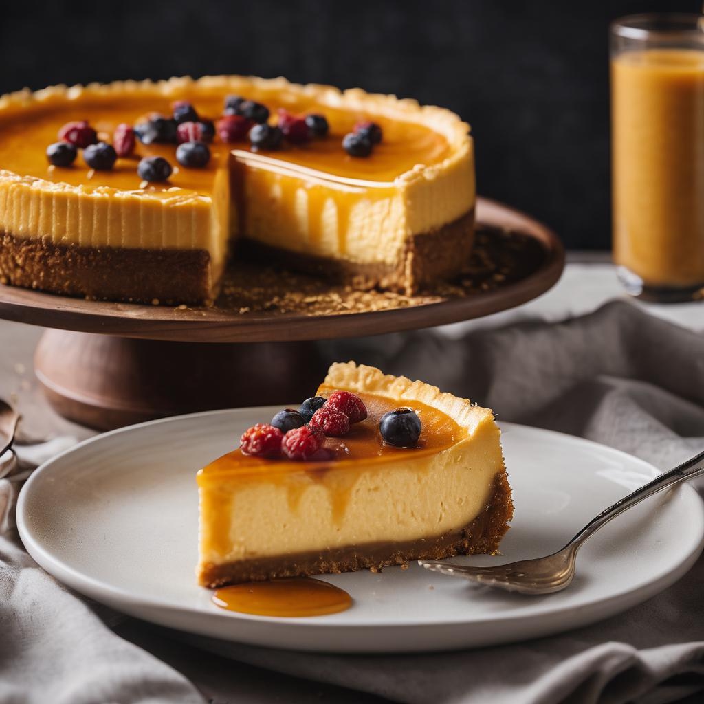 Pumpkin Crème Brûlée Cheesecake with a Gluten-Free Crust