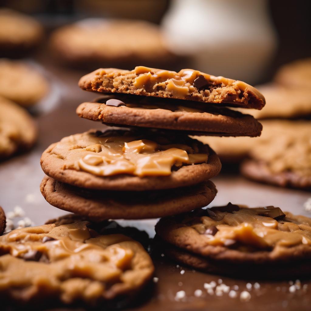 Gluten-Free, Dairy-Free Chocolate Caramel Dulce de Leche Cookies