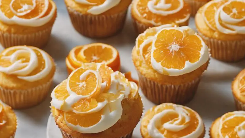 Sunset Citrus Swirl Muffins